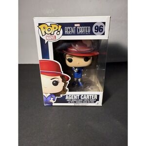 Funko Pop Marvel #96 Agent Carter Peggy Carter Vinyl Bobblehead w/ Box